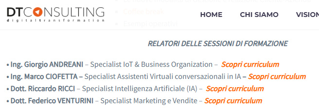 Riccardo Ricci AI DTconsulting