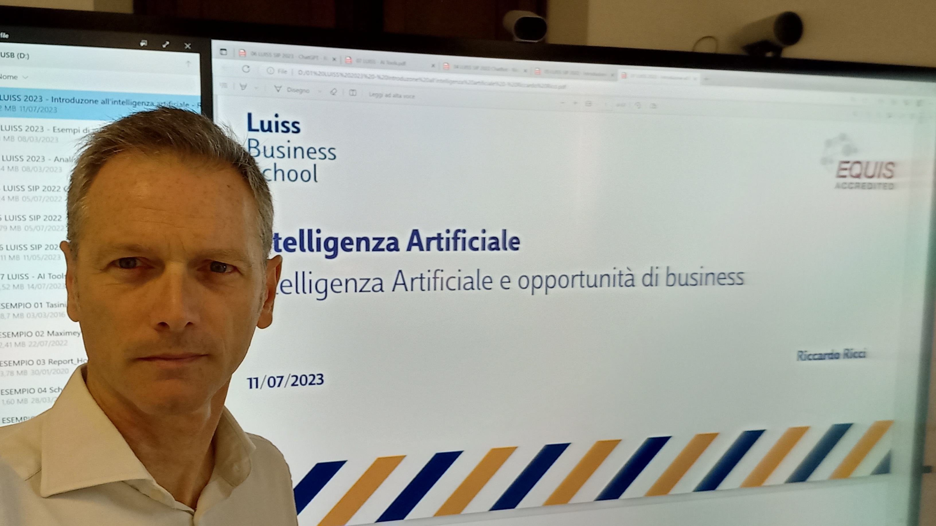 Riccardo Ricci Intelligenza Artificiale corso LUISS 2023